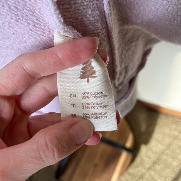 Wanakome Sweatshirt Size XS Pink Wide Collar High Neck Jacket Zip Up Warm Winter - Picture 15 of 15